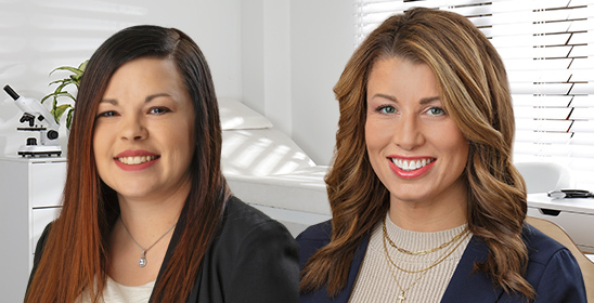 Jenna Kintner, APN, FNP-C, and Katie Parker, FNP-C